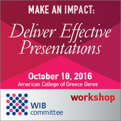 WIB EFFECTIVE PRESENTATIONS WORKSHOP